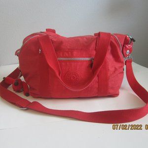 Kipling Tomato Red Tote Size Medium